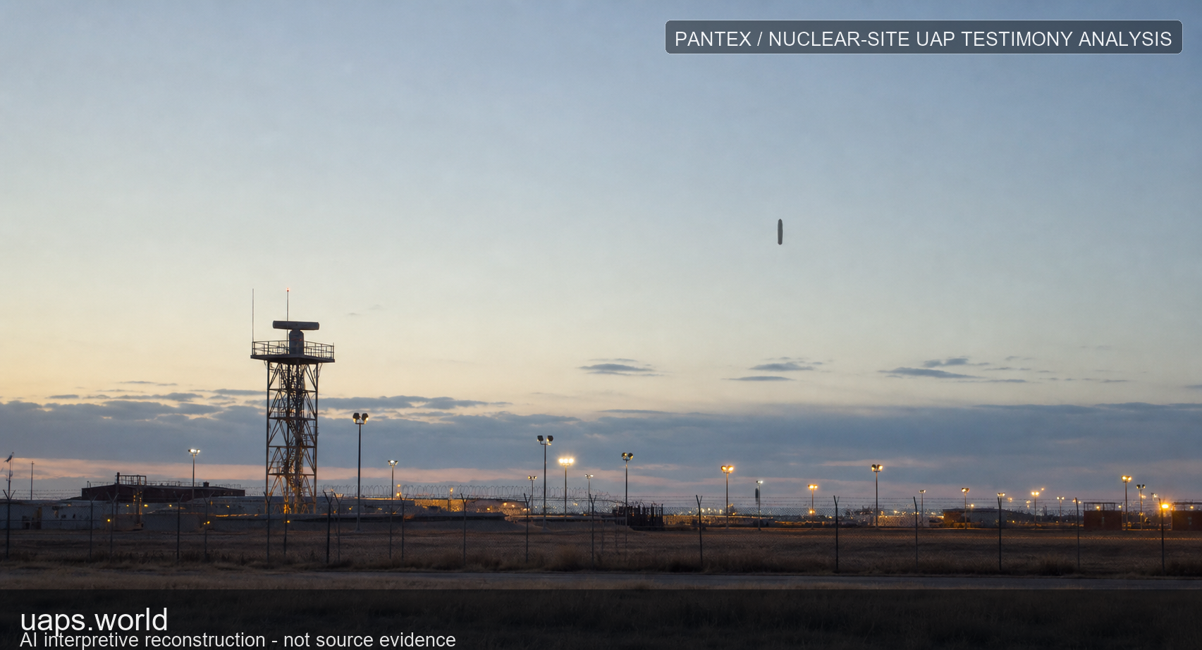 pantex nuclear site interpretive reconstruction