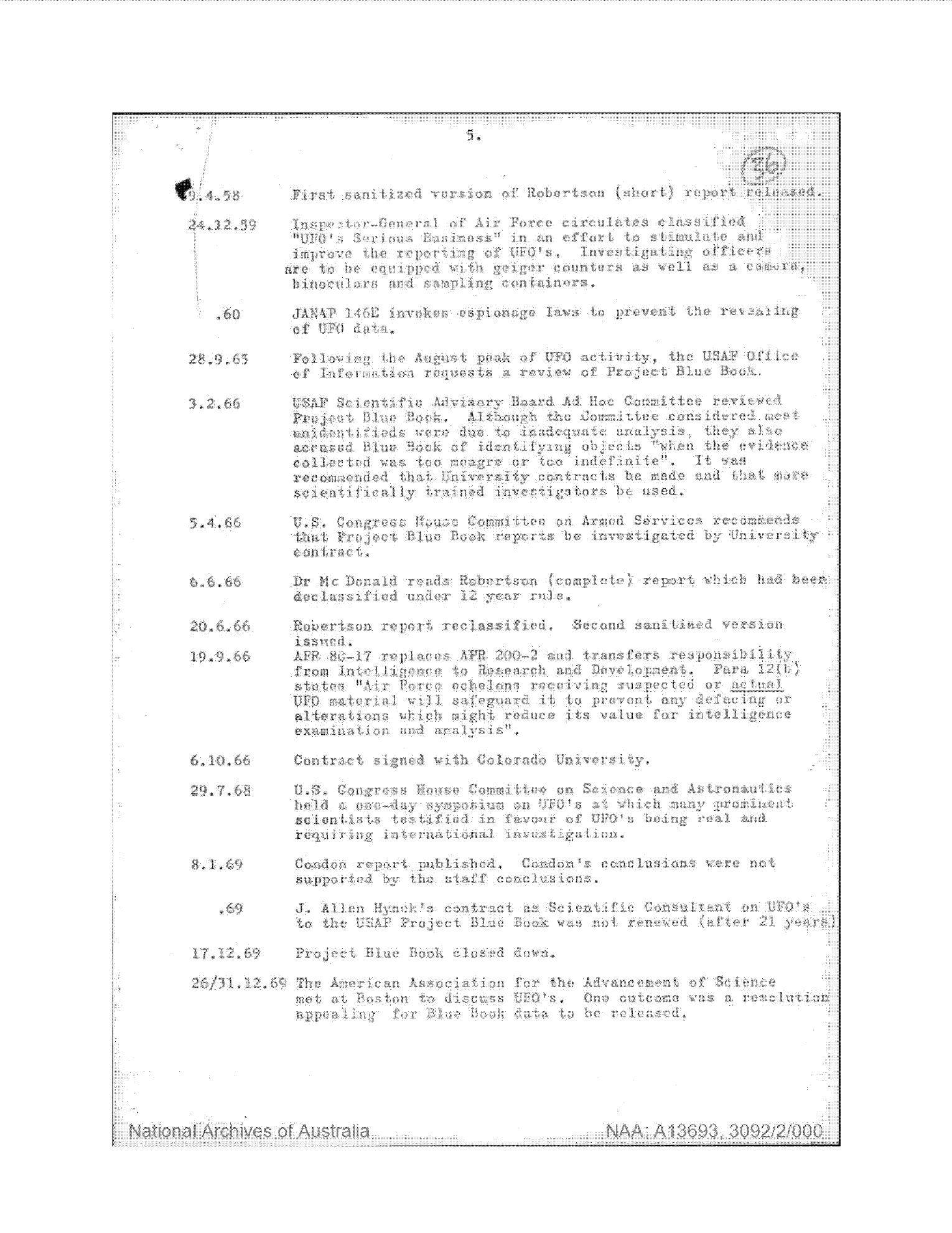 cia uap 019 page 19 weapons system appendix source 19