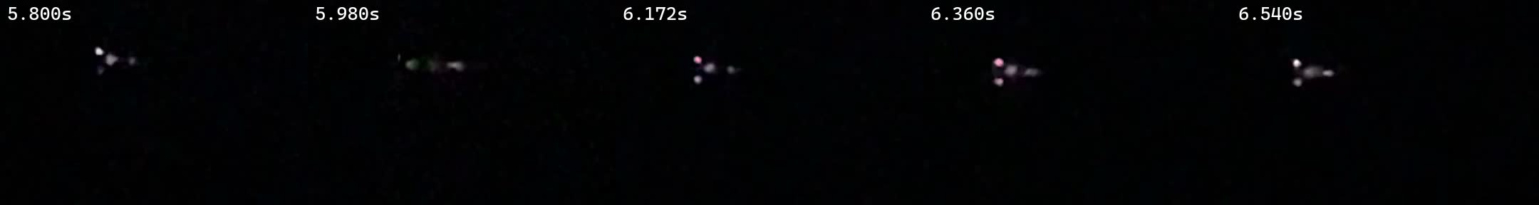 FBI-UAP-PR001, “Triangle Orbs,” Northeastern United States, 2021