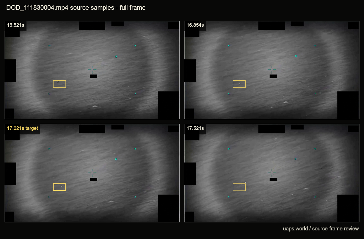 dod 111830004 17021 field envelope review source frame contact sheet