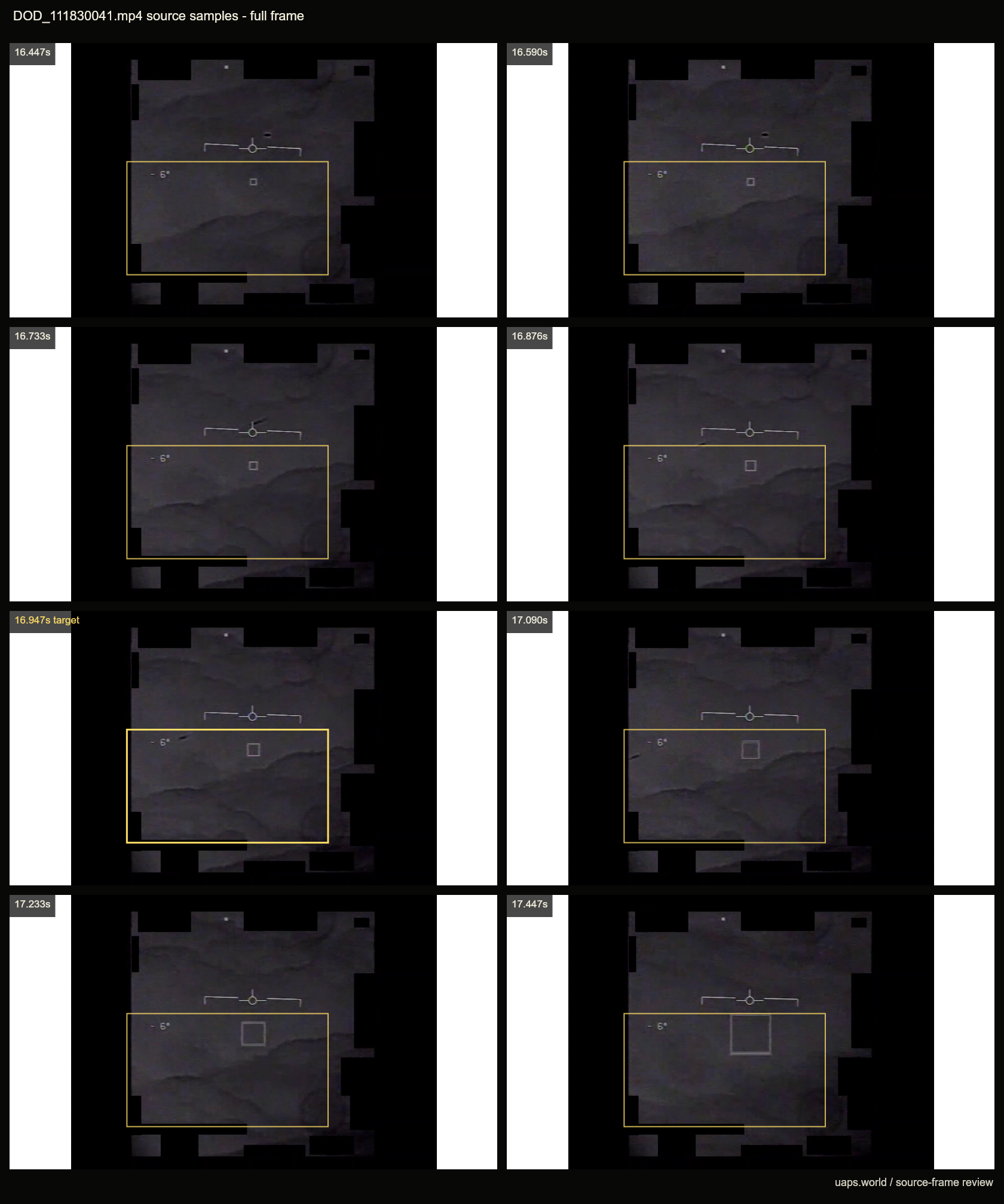dod 111830041 16947 field effect review source frame contact sheet