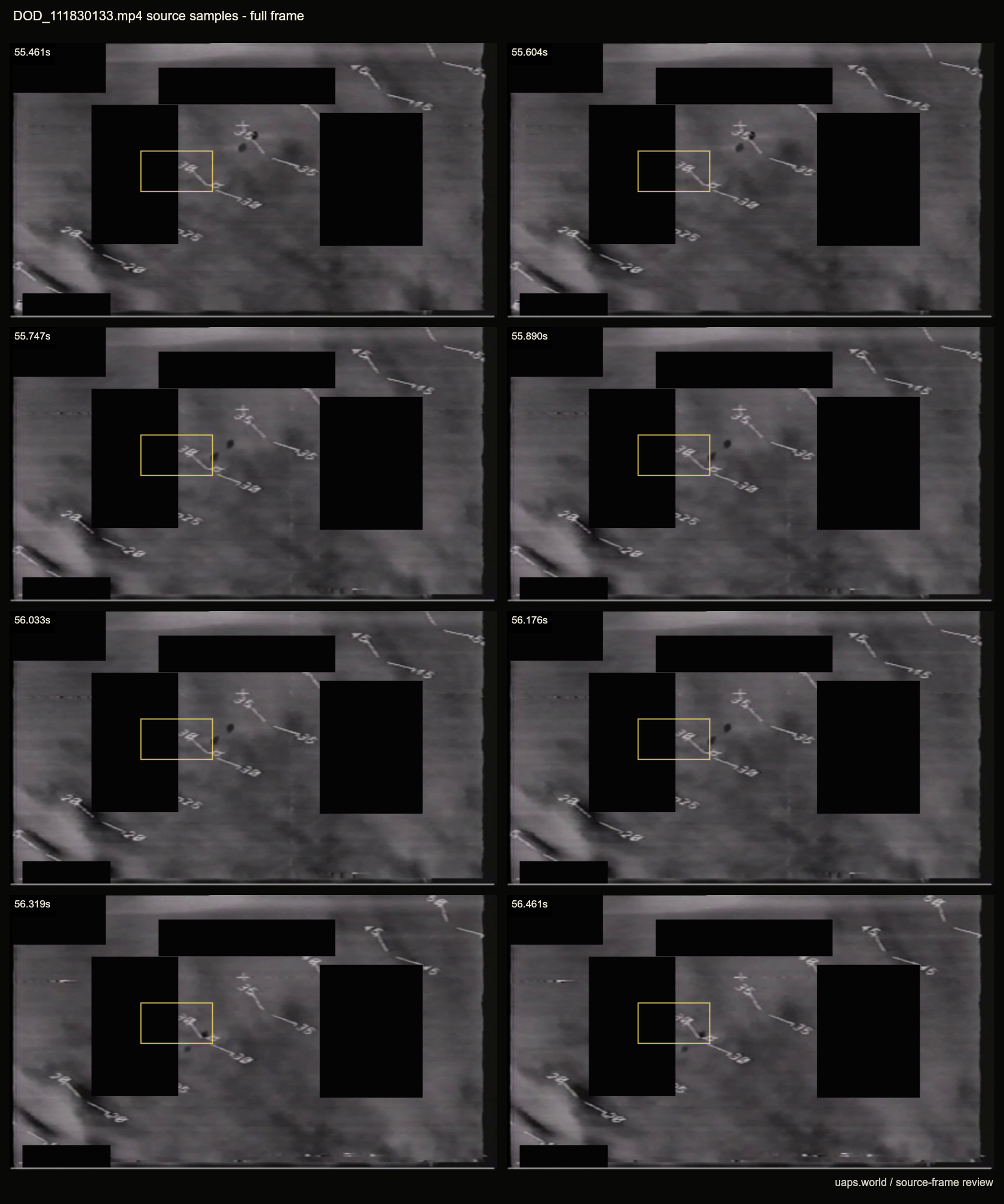 dod 111830133 055961 formation review source frame contact sheet