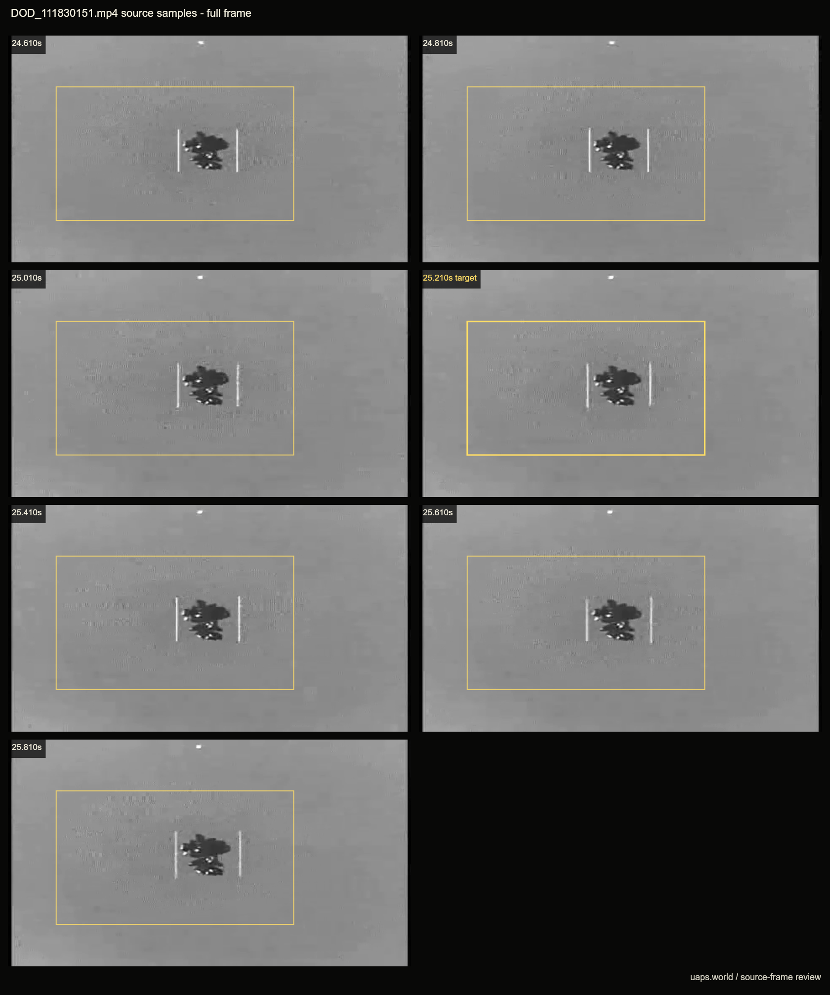pr116 25210 long fixed coordinate review source frame contact sheet