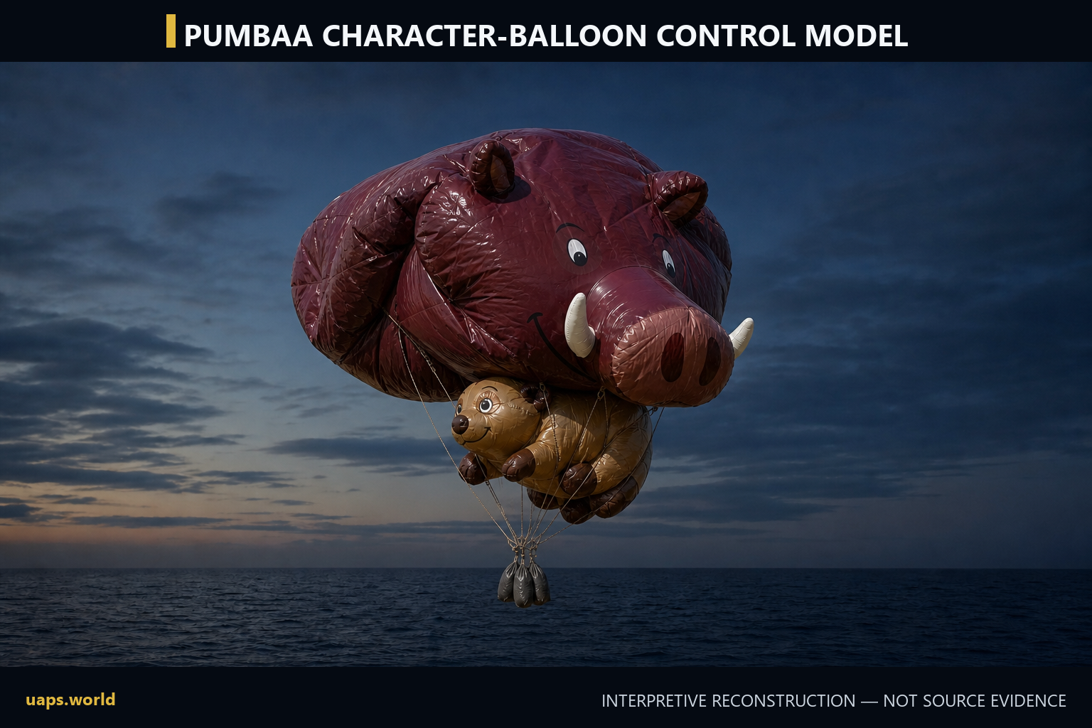 pr116 pumbaa character balloon control interpretive reconstruction