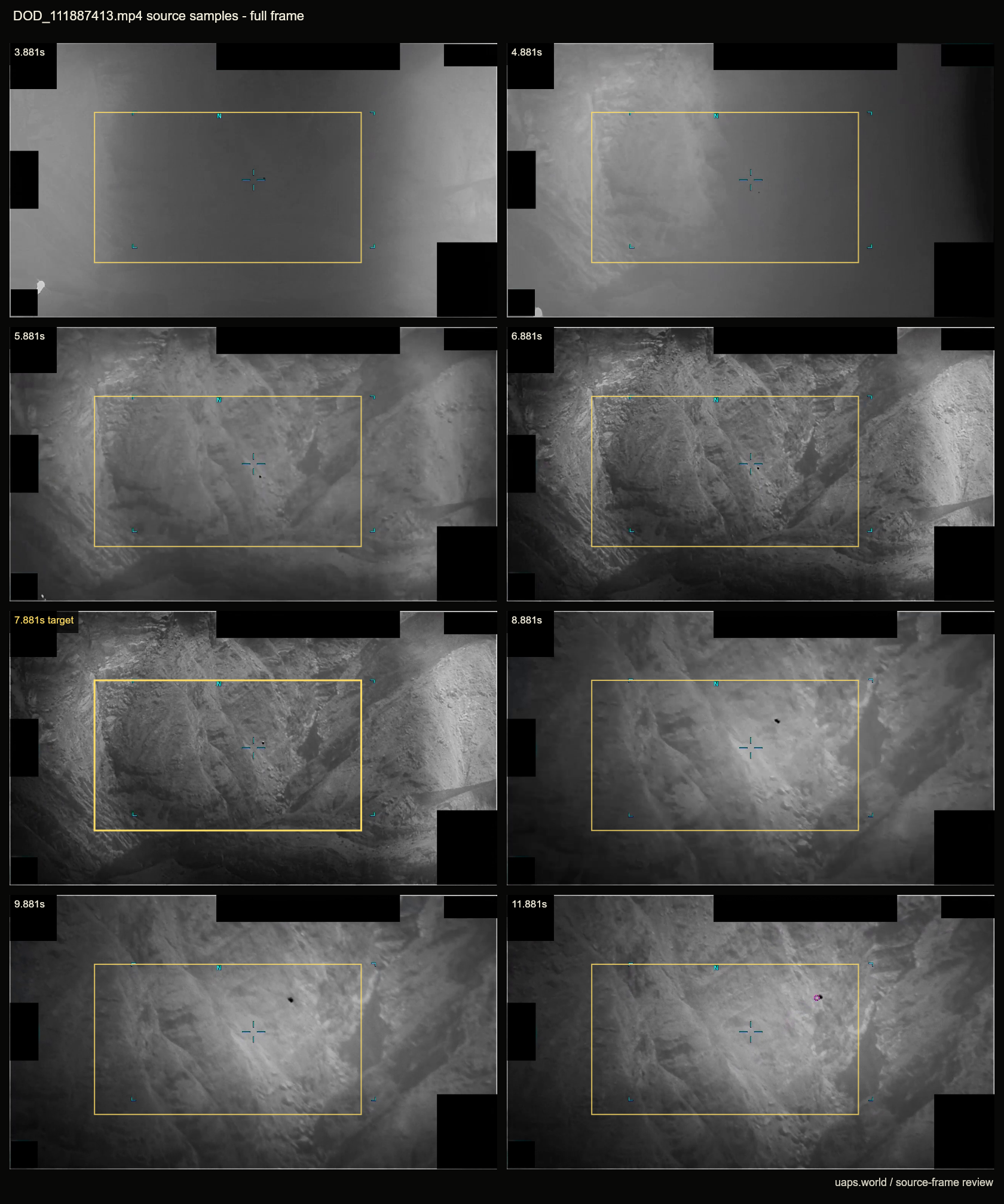 c106 pr136 field dynamics followup source frame contact sheet