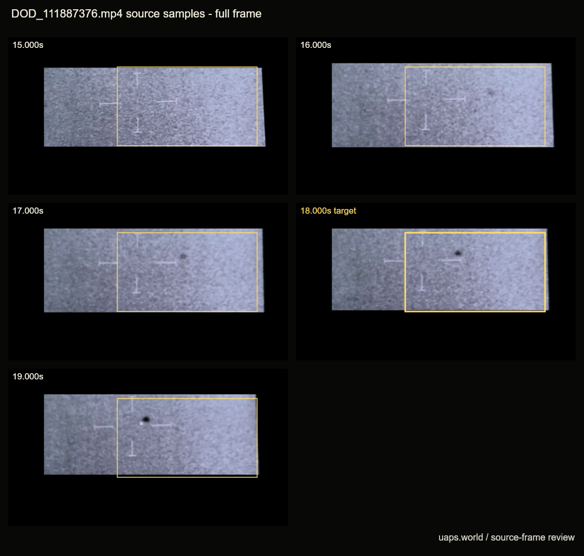 c107 pr125 thermal target source frame contact sheet