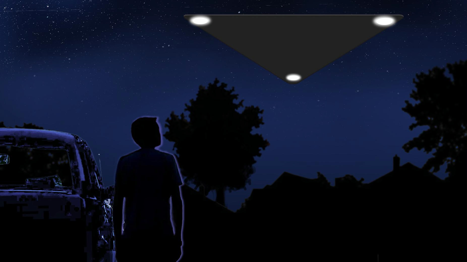 FBI-UAP-D029, Digital Rendering, “Dark Triangle with Lights,” 2011