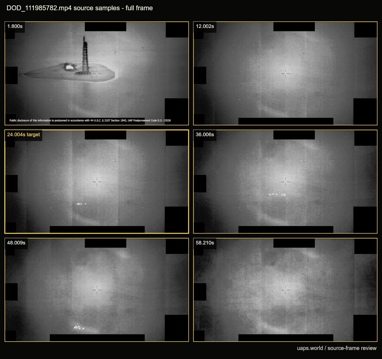 dow uap pr135 survey source frame contact sheet