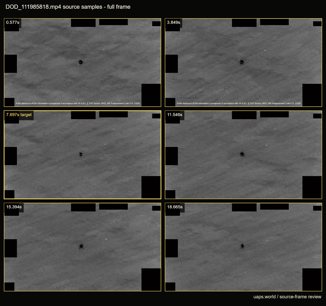 dow uap pr143 survey source frame contact sheet