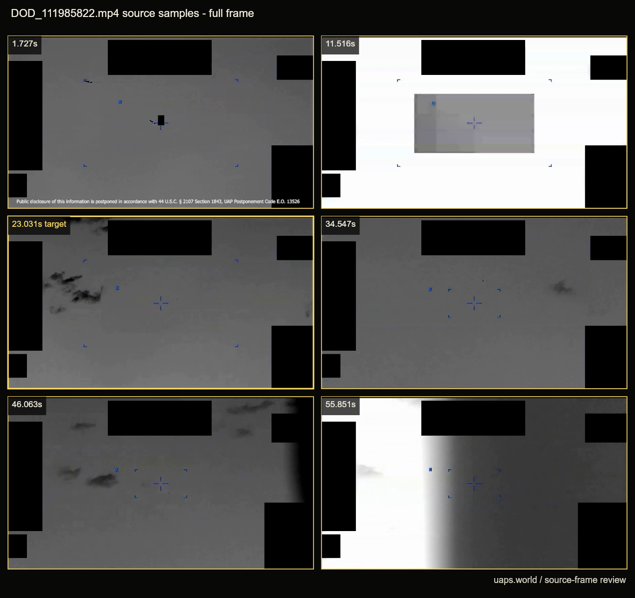 dow uap pr150 survey source frame contact sheet