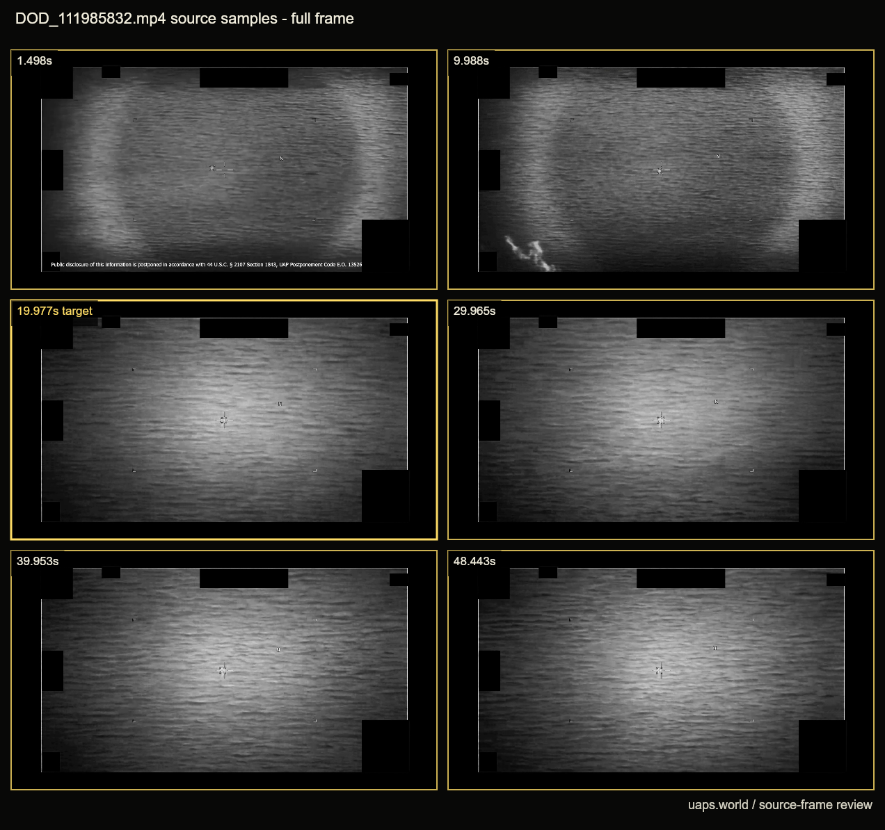 dow uap pr151 survey source frame contact sheet