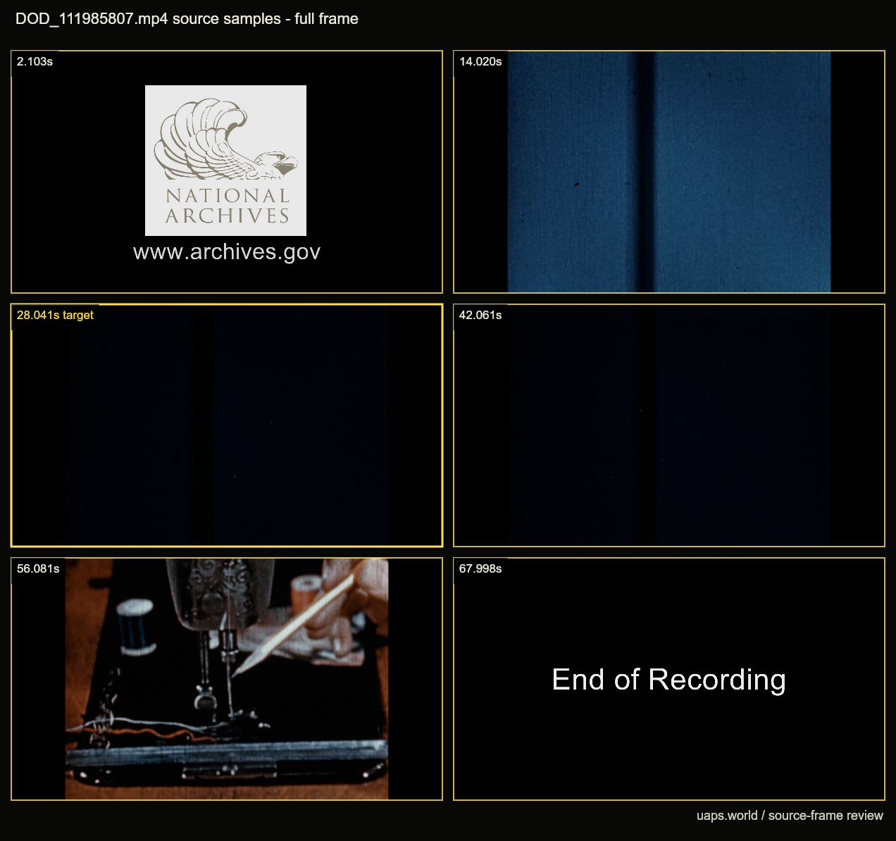 dow uap pr159 survey source frame contact sheet