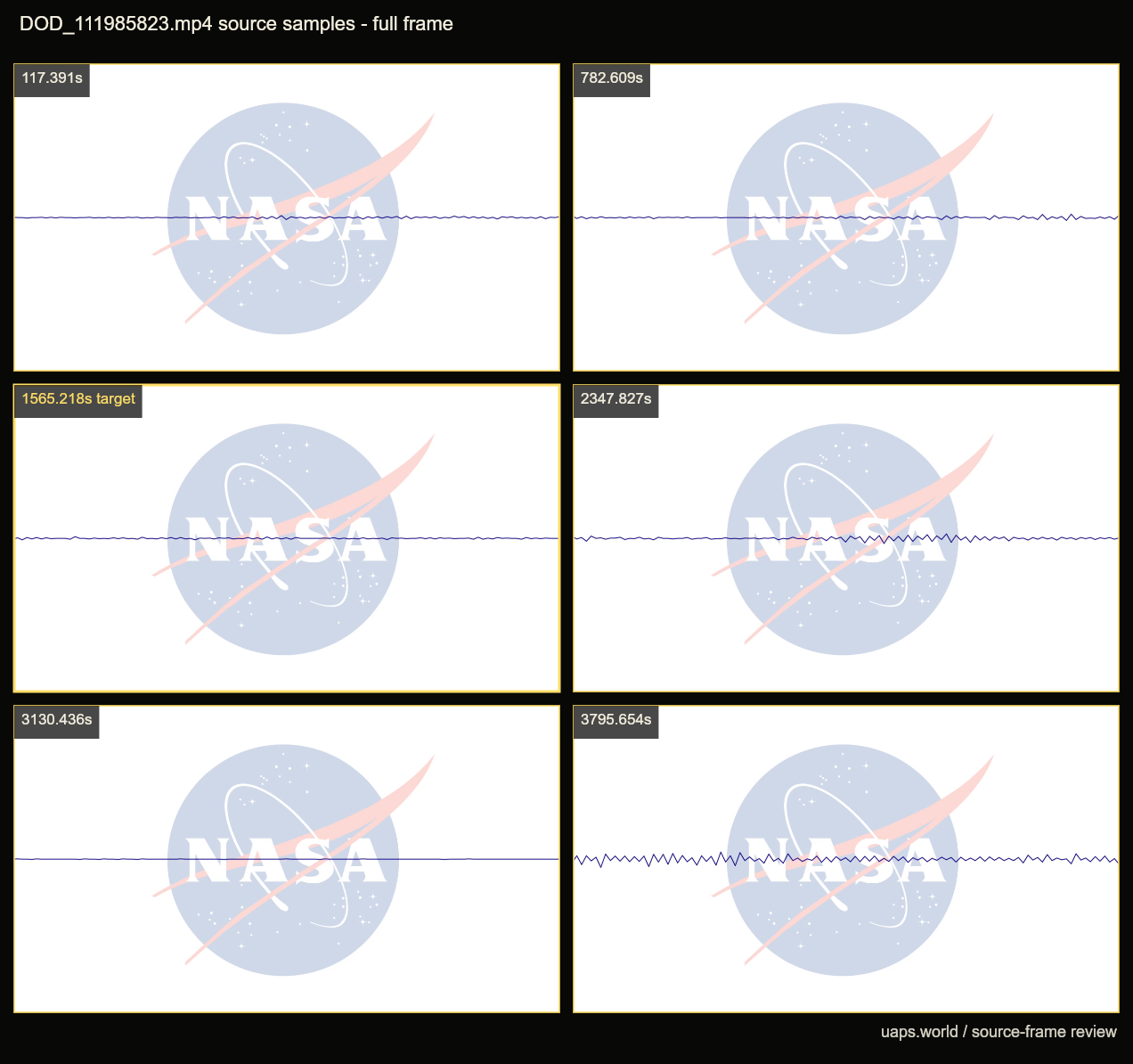 dow uap pr160 survey source frame contact sheet