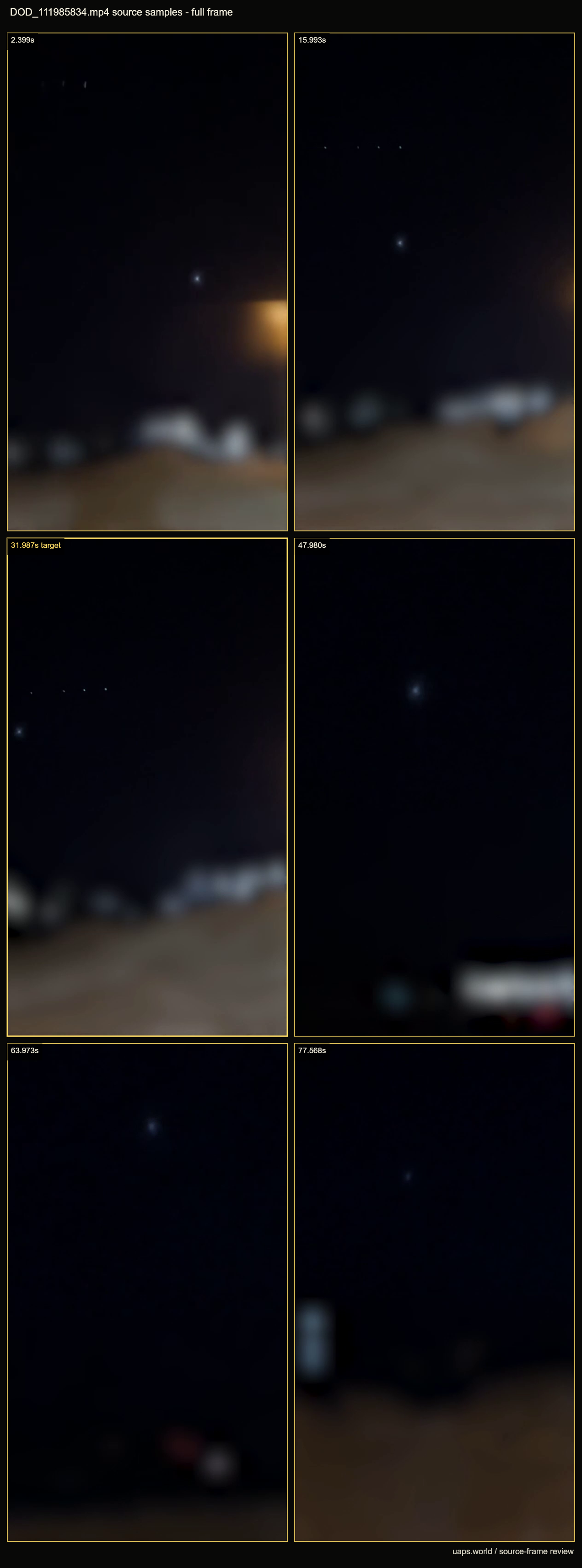 lle uap pr001 survey source frame contact sheet