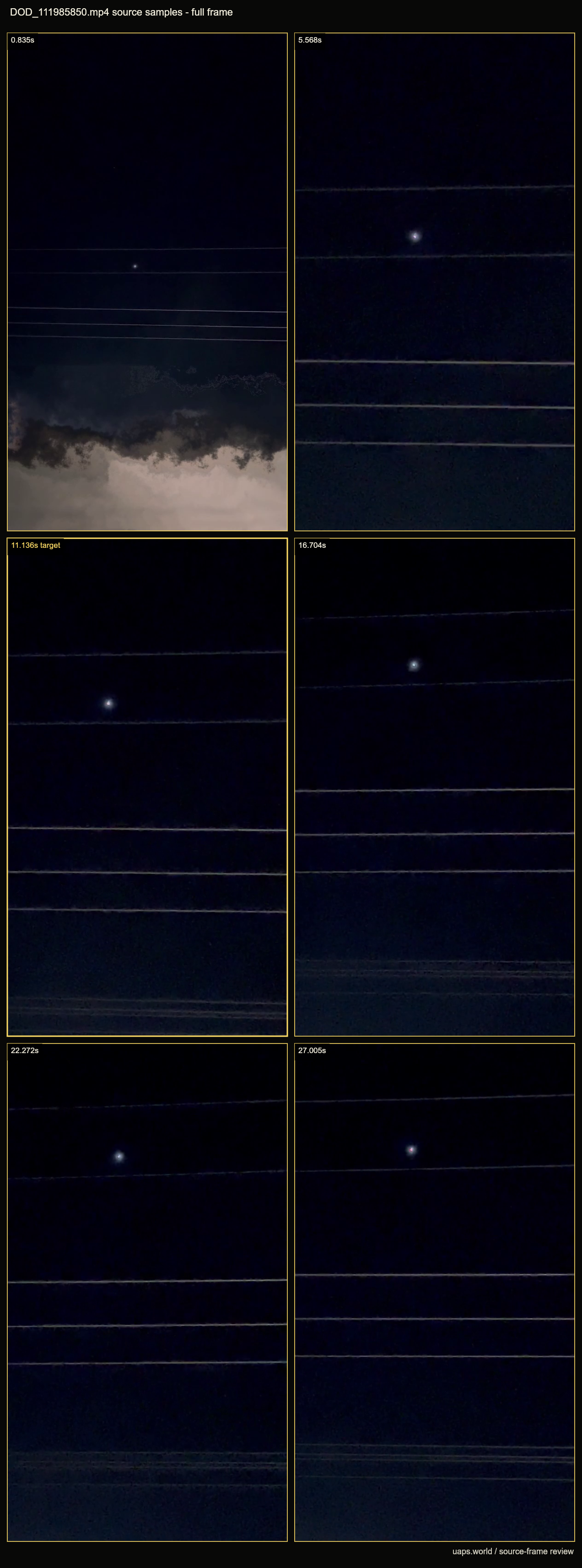 lle uap pr003 survey source frame contact sheet